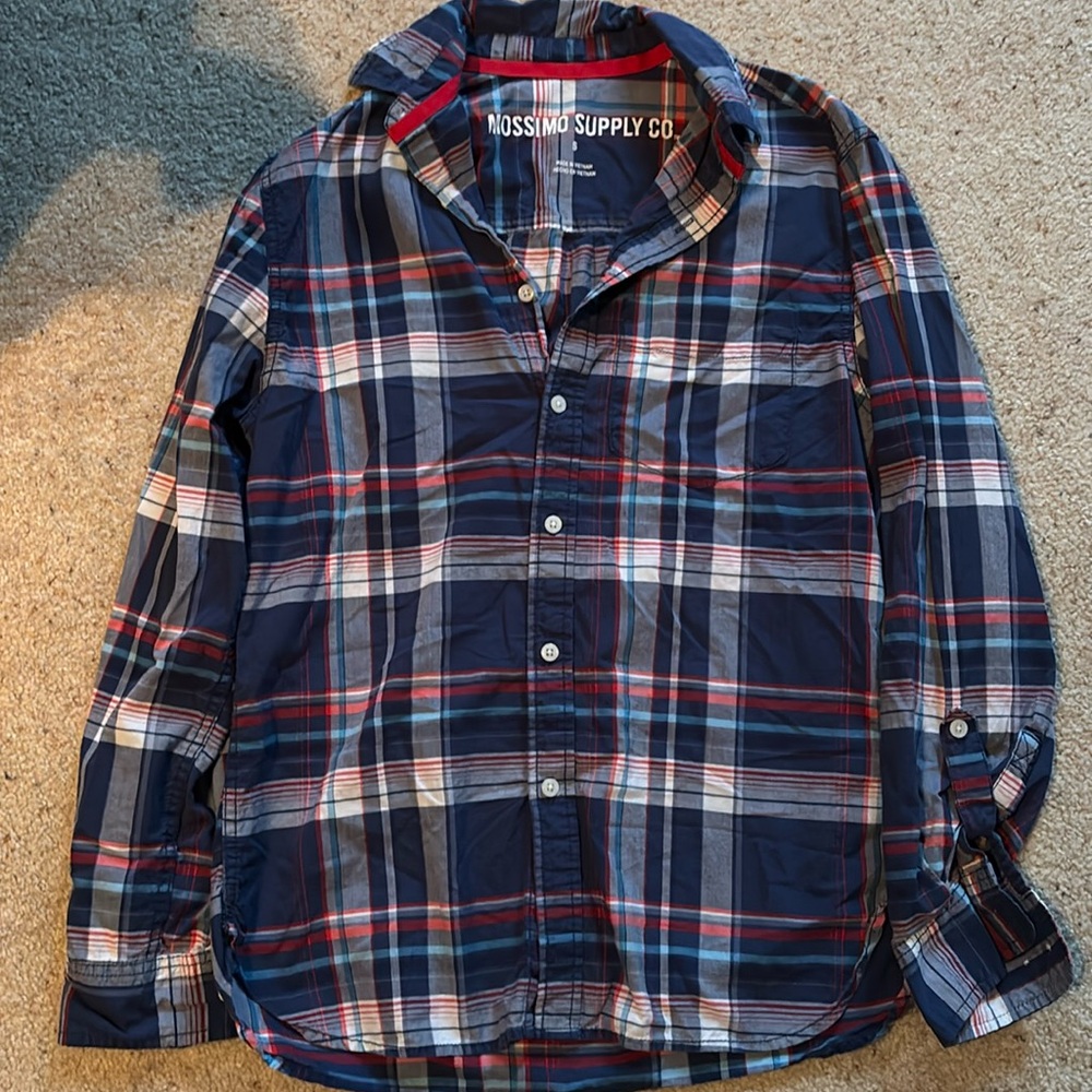 Plaid button up